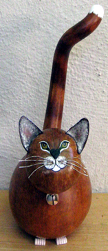 cat sculpture