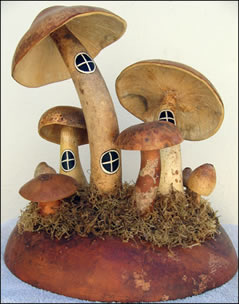 Fairy Mushroom Houses